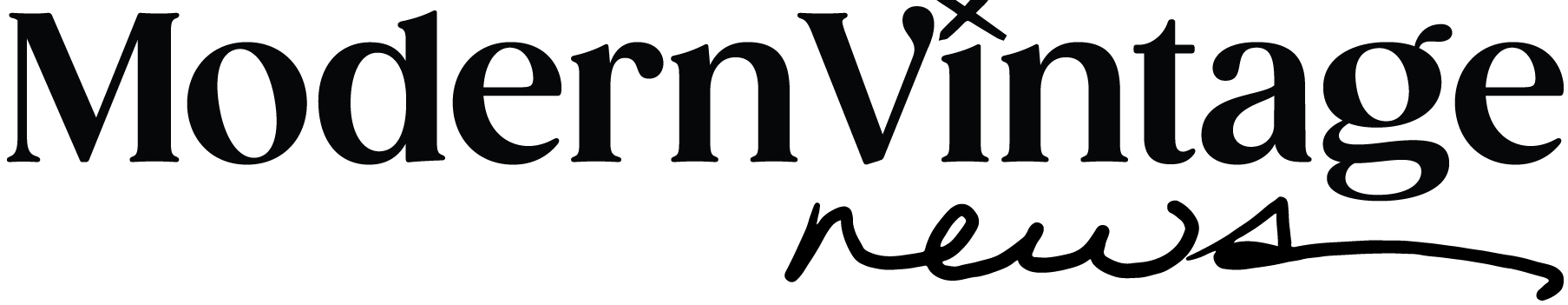 logo for modern vintage news